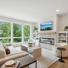 Pheasant Run Sadie Cottage Rambler Detached Villa – Great room windows